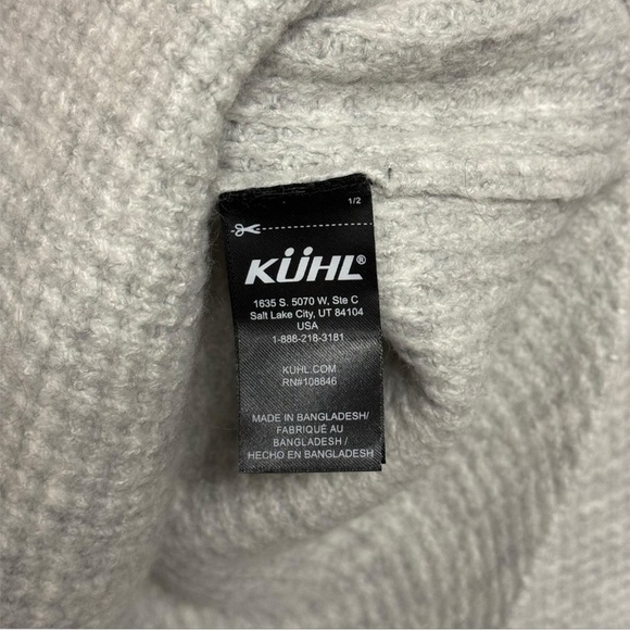 KUHL Sienna Sweater Sz M Grey - Picture 4 of 11